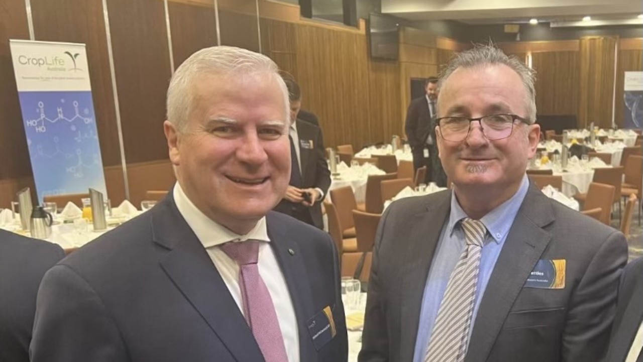 Nationals MP Michael McCormack and Bettles are long time “best mates”. Picture: Supplied.