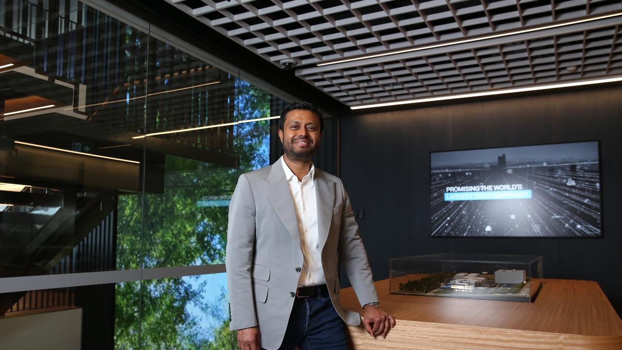 AirTrunk founder Robin Khuda is enthusiastic about the prospect of cashing in on the Trump administration’s commitment to AI. Picture: Britta Campion