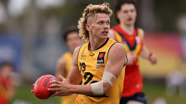 Kade Dittmar finished with 18 disposals and 12 contested possessions. Picture: Paul Kane/Getty Images