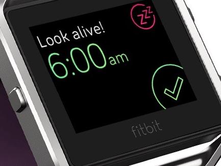 Fitbit Blaze app screen shot