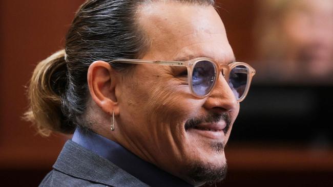 Depp said Heard’s accusations were “insane” and “cruel”. (Photo by EVELYN HOCKSTEIN / POOL / AFP)