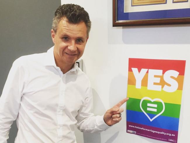 Matt Thistlethwaite admitted in his speech to parliament he wasn’t always a Yes supporter.