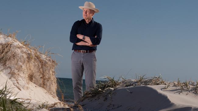 Port Adelaide Enfield councillor and geologist Peter McGregor says the erosion at Semaphore Beach has been caused by an increase in storm frequency. Picture: Brett Hartwig
