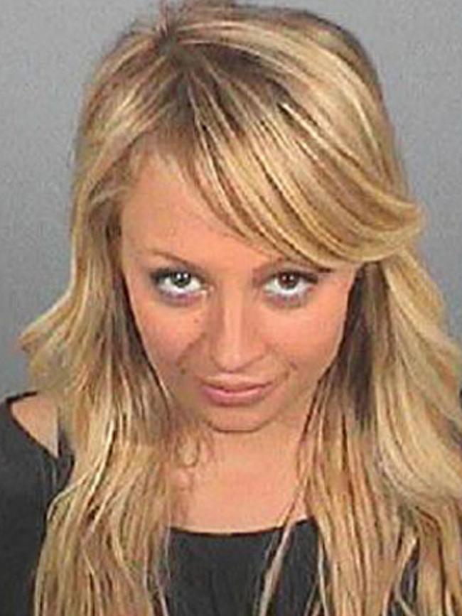 Nicole Ritchie in booking photo by the Los Angeles County Sheriff’s department 23 Aug 2007 for DUI. Jun 23, 2011. She was also arrested in 2003 for heroin possession and driving with a suspended license.