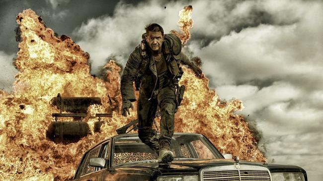 Tom Hardy in Mad Max: Fury Road, which won six Oscars.