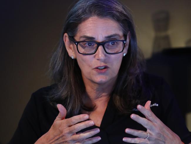 31/01/2019: Launch of Energy Report in Sydney on Thursday. (L-R) Energy Australia boss Cath Tanna. Hollie Adams/The Australian