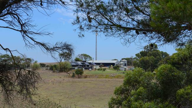 The property of accused rapist Gene Bristow in Meningie. Picture: AAP Image/Brenton Edwards