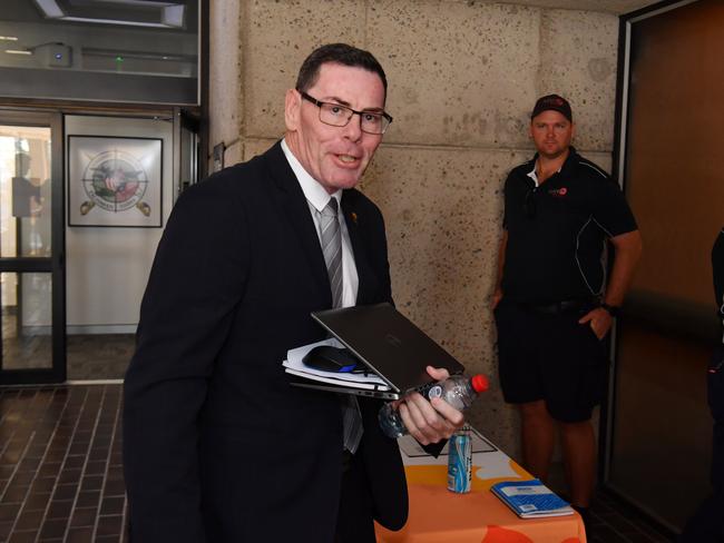 Embattled Townsville mayor Troy Thompson returns to work. Picture: Evan Morgan