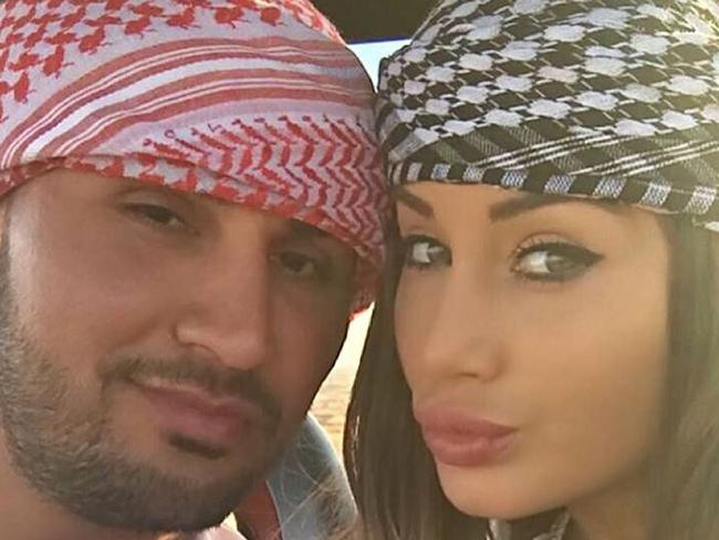 Salim Mehajer and his wife Aysha. Picture: Instagram