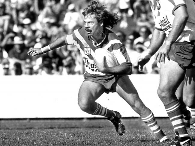 RL player Ewan McGrady during Canterbury v Souths match at Belmore 06/04/92                    Rugby League A/CT