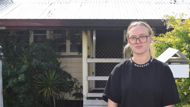 Mt Morgan house fire victim Luwana Tumai-Lynch said she was lucky to escape from the fire which destroyed her house on Tuesday, June 3.