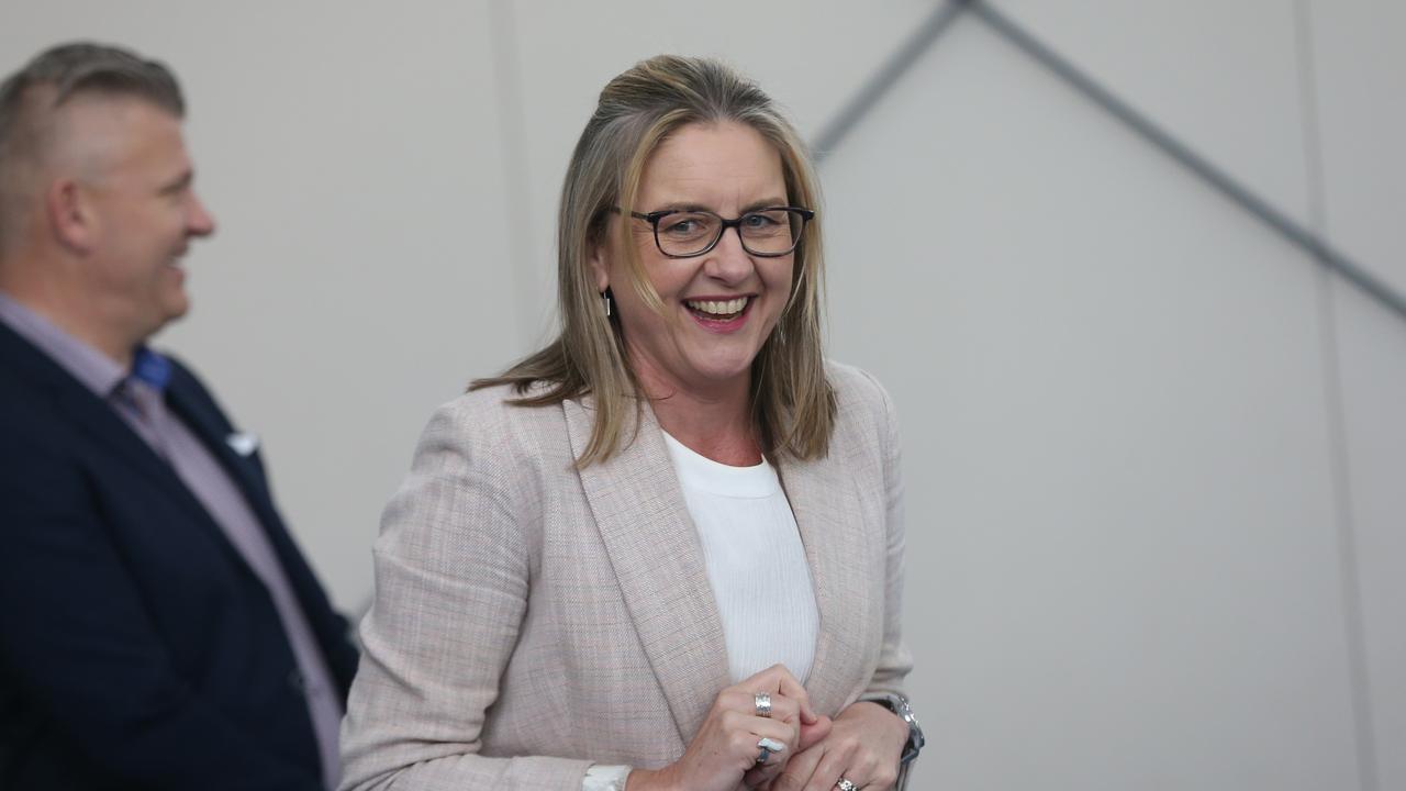 Jacinta Allan at Herne Hill Primary School. Photo: Alan Barber.