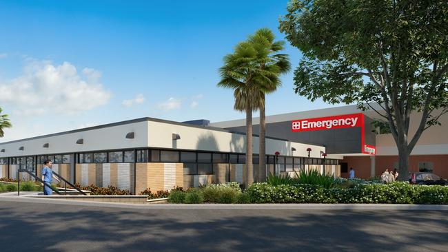 Artist impression for the new $25 million emergency department at Bankstown-Lidcombe Hospital.