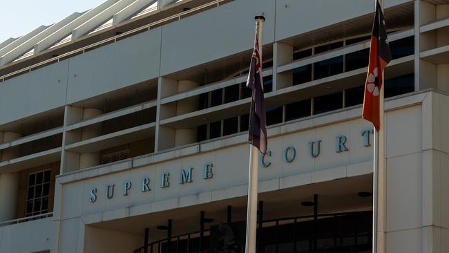 Kaspar Hansman appeared in the Supreme Court in Darwin and was sentenced to 10 years in prison, with a six-year non-parole period, for offending the court was told ‘read like a horror movie’. Picture: Pema Tamang Pakhrin