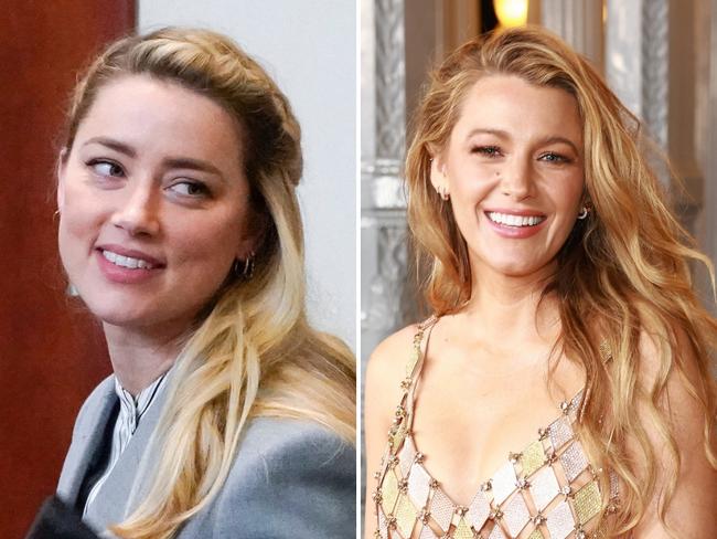 Left: Amber Heard; Right: Blake Lively