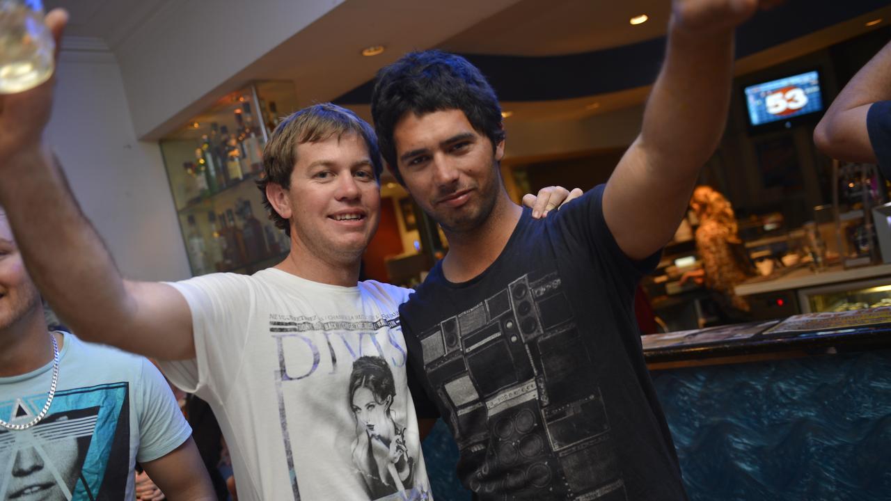 Scott and Jared Dawes at the Grand Hotel, Gladstone. Photo Luka Kauzlaric / The Observer