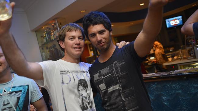 Scott and Jared Dawes at the Grand Hotel, Gladstone. Photo Luka Kauzlaric / The Observer
