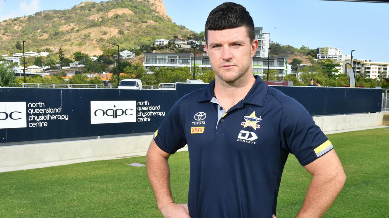 North Queensland Cowboys marquee recruit Chad Townsend at the club's high performance facility in Townsville. Picture: Matthew Elkerton