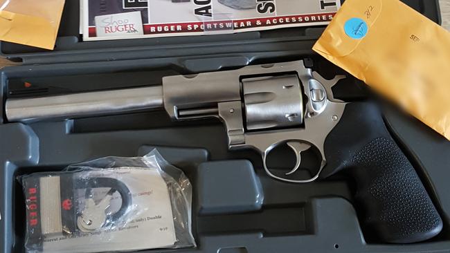 Handgun allegedly seized last month. Picture: NSW Police