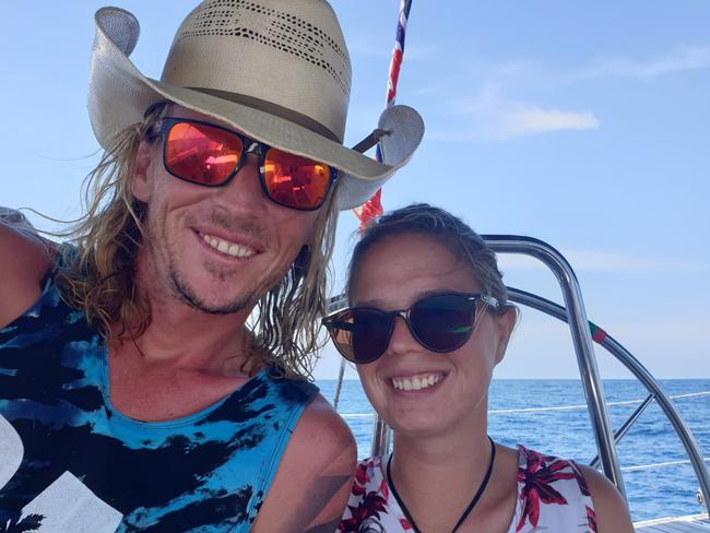 Jake Shepherd and Tamara Ilic are stranded Aussies sailing from Panama to Australia in a desperate attempt to return home.