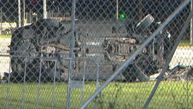 The car involved in the fatal Edinburgh RAAF fatal crash. Picture 7 NEWS