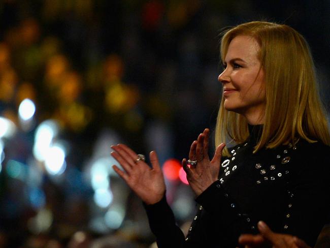 In the audience ... Nicole Kidman at the Grammy Awards. Picture: Kevork Djansezian/Getty Images