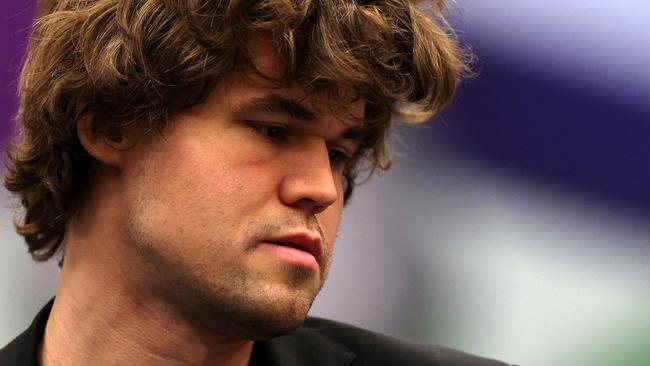 Magnus Carlsen of Norway in Wijk aan Zee. Picture: Dean Mouhtaropoulos/Getty Images