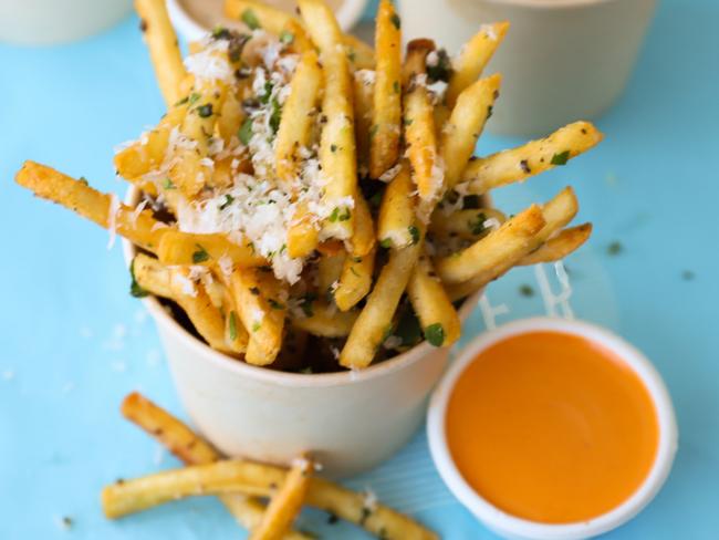 Sunset Diner’s truffle fries. Picture: Jenifer Jagielski