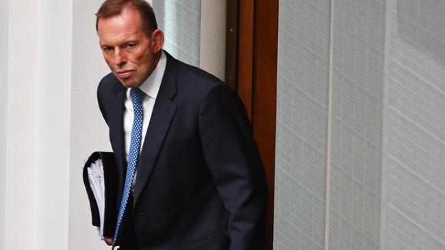 “Tony Abbott’s conduct this week has been unbecoming a conservative.” (Pic: AAP Image/Mick Tsikas)