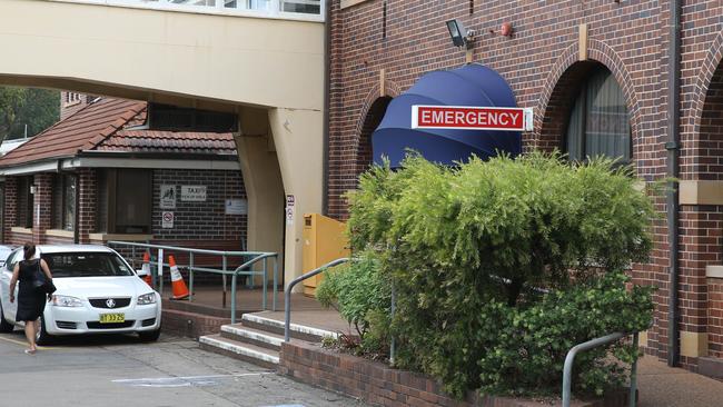 Pictured is Manly Hospital's Emergency Department today. Picture: Tim Hunter.