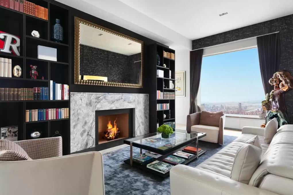 The luxe library could be used as seventh bedroom. Picture: Realtor