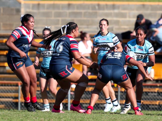 Joy Levi taking the ball up. Picture: Adam Wrightson Photography.