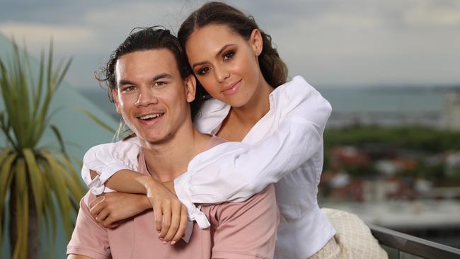 Richmond player Daniel Rioli and Mia Fevola have split up. Picture: Alex Coppel