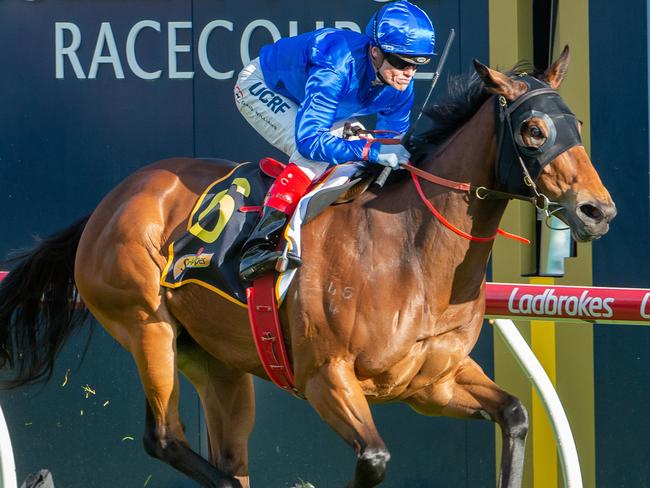 Craig Williams sews up the $100,000 bonus with his winning ride on Savatiano in the Tristarc Stakes.