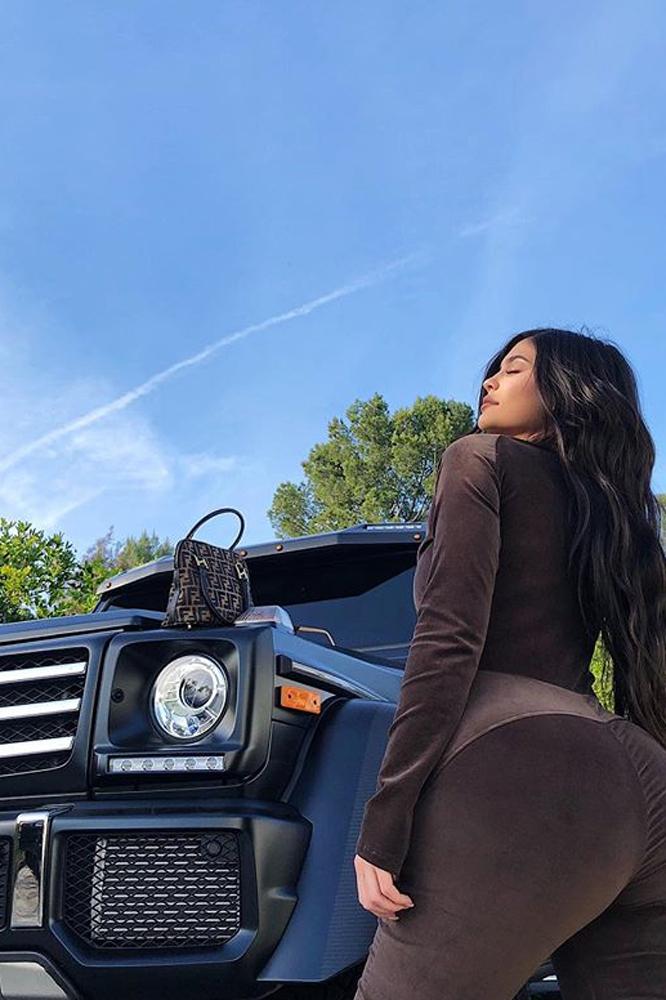 Kylie Jenner's Fendi Baby Stroller & Diaper Bag