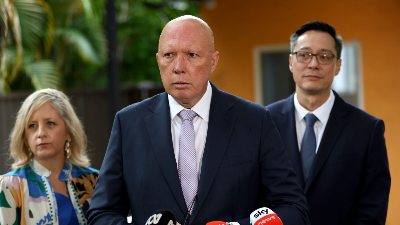 ‘Next prime minister’: Petter Dutton ‘showing strength’ during tough press conference