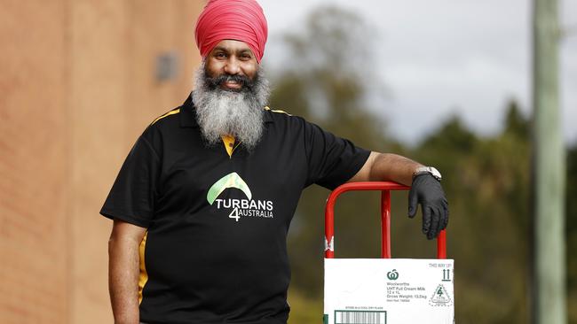 Amar Singh, founder of Turbans4Australia, said there was growing support among Australian Sikhs for the creation of a separate state in India. Picture: Jonathan Ng