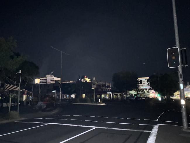 Cairns City went dark for two hours on Saturday, January 18 as underground cable on the Esplanade caused a power outage to more than 4700 customer. Corner of Sheridan St and Shields St.