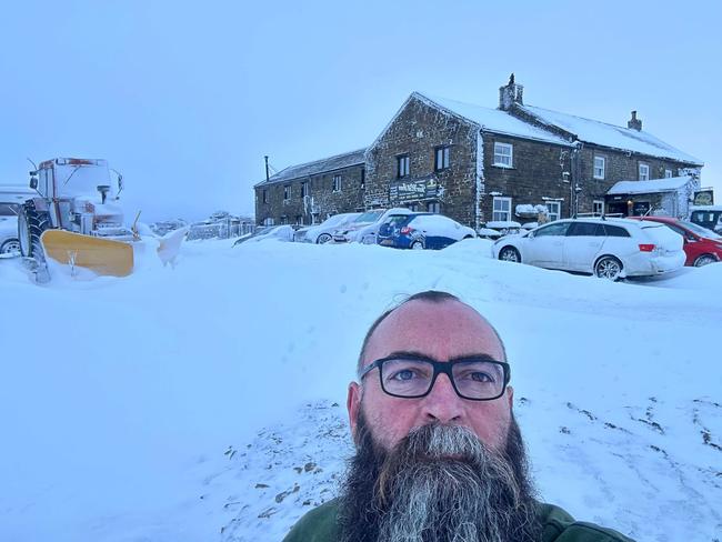 Tan Hill Inn snow in Paul Wright. Picture: Paul Wright