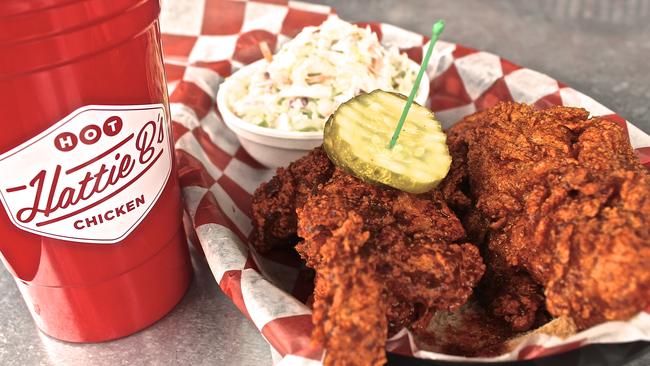 Hattie B’s Hot Chicken challenges the tastebuds.