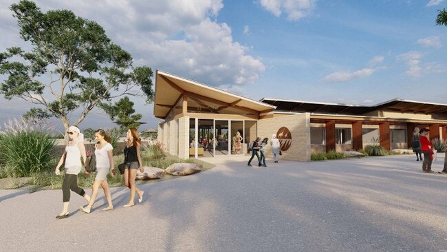 The proposed entry to the restaurant. Photo: Taronga Western Plains Zoo