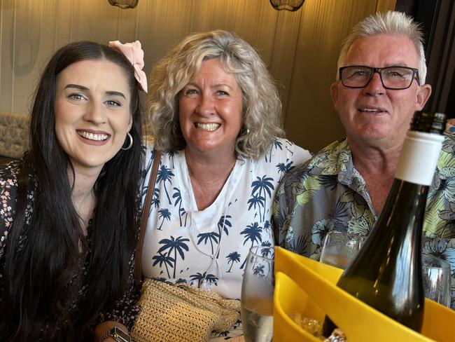 A group enjoying Melbourne Cup Day at Maryborough Services and Citizen's Memorial Club.