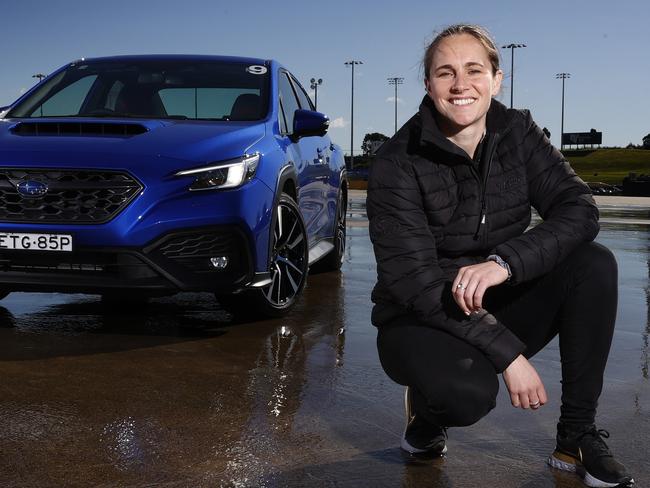 DAILY TELEGRAPH 6TH JUNE 2022Pictured at Sydney Motorsport Park in Western Sydney is rally driver and driving instructor Molly Taylor who helps conduct wet weather driving courses.Picture: Richard Dobson