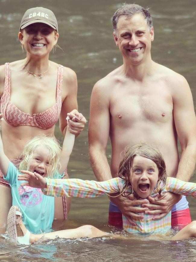 Bickmore and fam during their summer holidays.