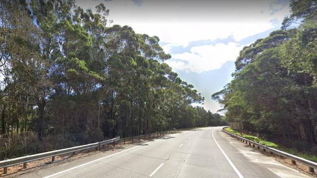 A stretch of the Pacific Motorway at Brunswick Heads.