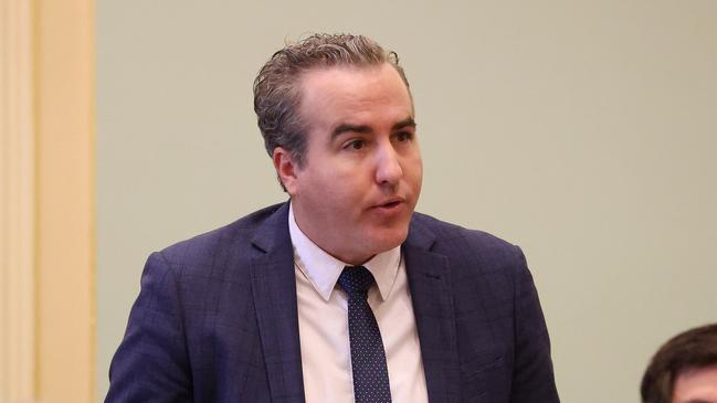 Jimmy Sullivan during Question Time in Parliament. Picture: Liam Kidston