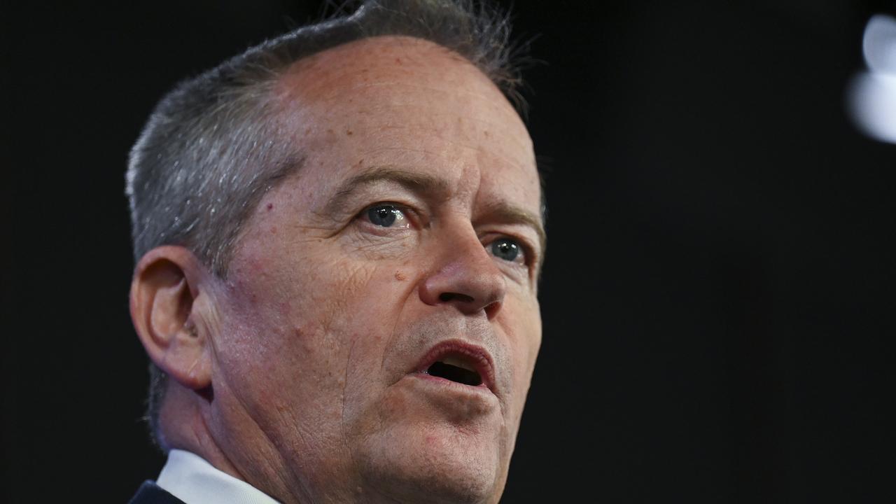 NDIS Minister Bill Shorten says Labor is working to stop the fraud in the scheme. Picture: NCA NewsWire / Martin Ollman