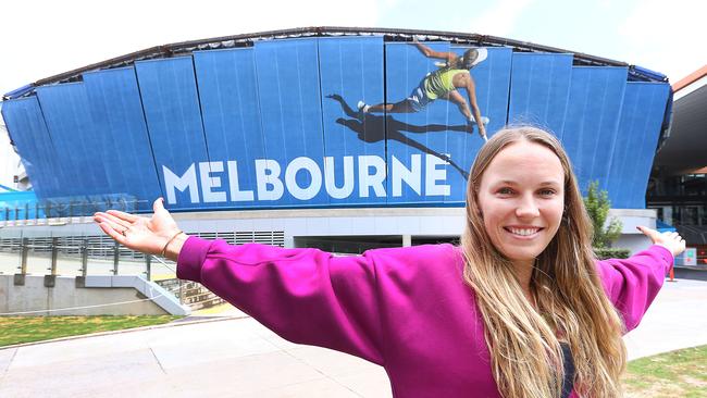 Carolyn Wozniacki was one of numerous leading players to endorse Melbourne Park.