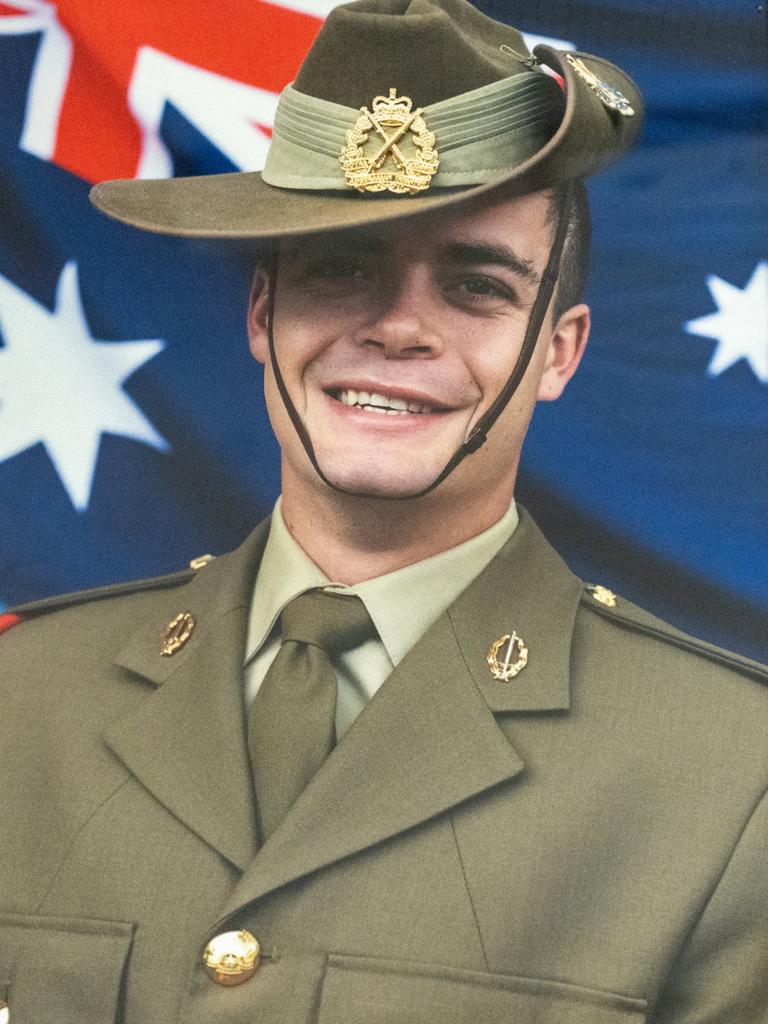 Private Tom Halloran took his own life while serving at Darwin's Robertson Barracks. Supplied