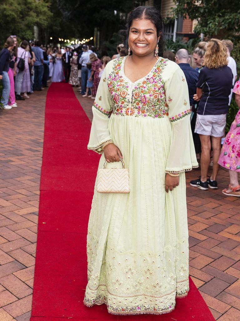 Shehnaz Alam at Fairholme College formal, Wednesday, March 29, 2023. Picture: Kevin Farmer